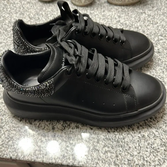 Alexander McQueen Shoes All Black Alexander Mcqueens With